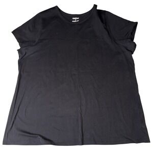 TORRID size 3X Classic Fit Black Short Sleeve‎ Tee Shirt